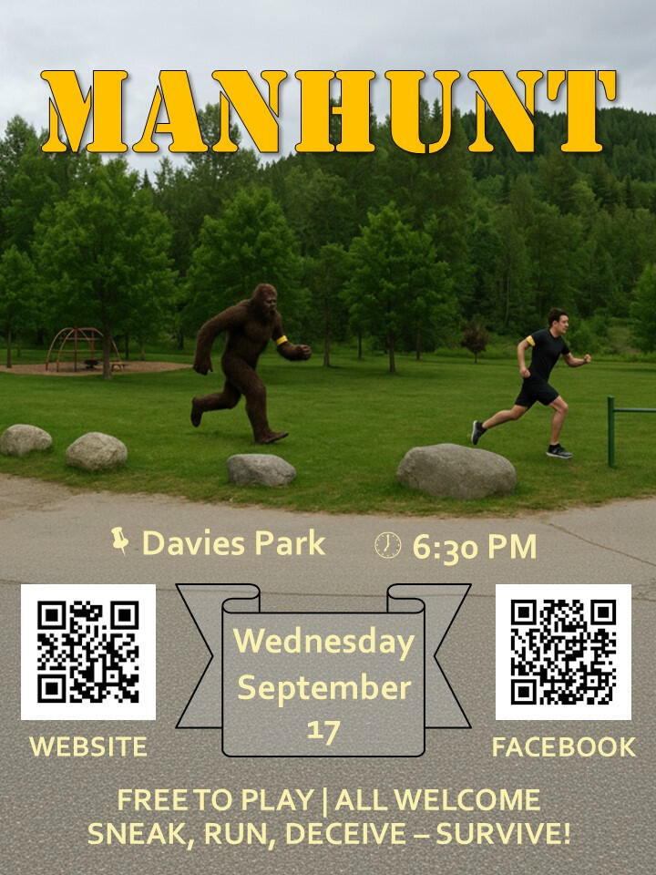 Manhunt September 17, 2025 Davies Park, Nelson BC